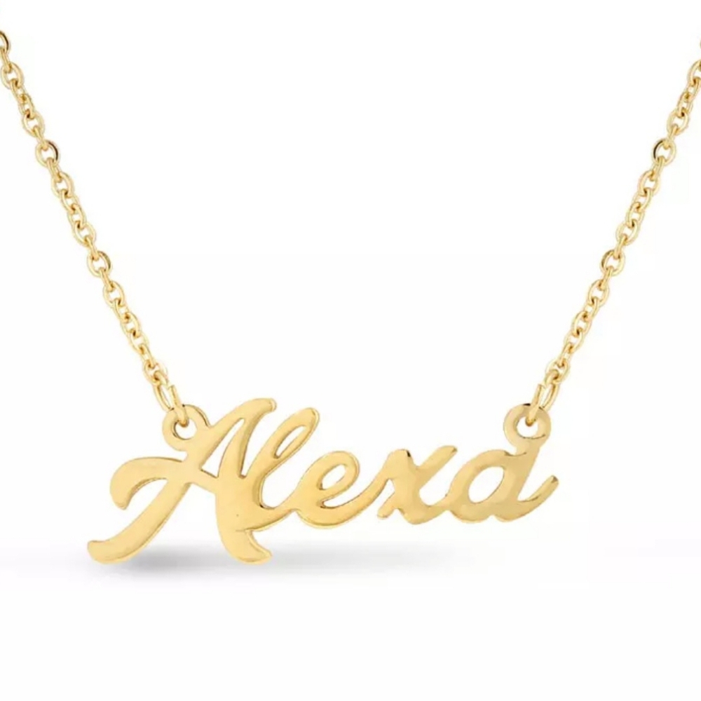 🔥GOLD "ALEXA" NECKLACE🔥 - Picture 3 of 6